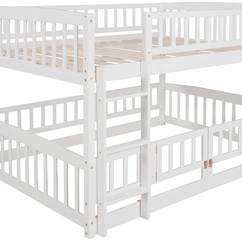 Streamdale Full Over Bunk Bed with Slide and Safety Features