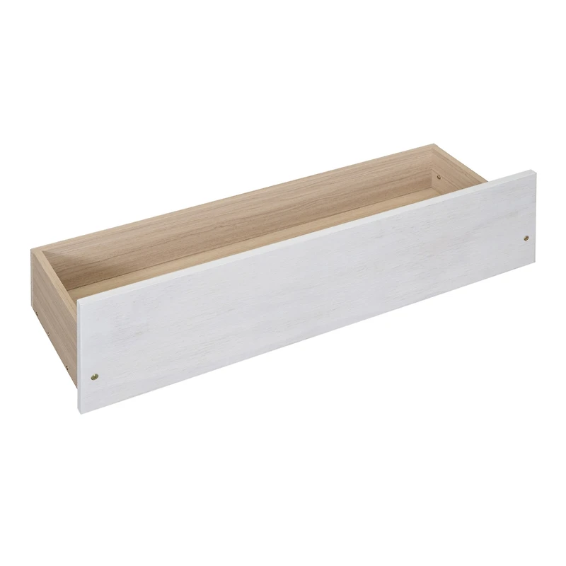 Streamdale Full Size Wood Canopy Bed with Trundle and Drawers