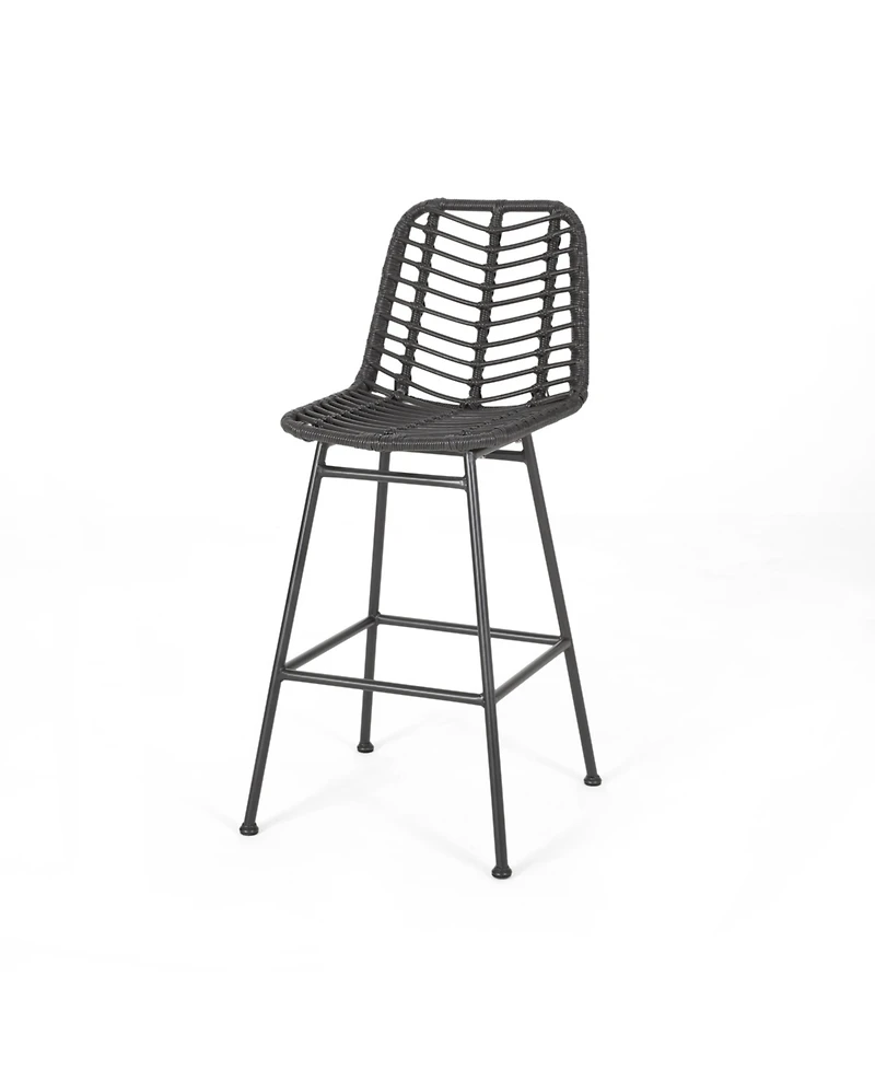 Streamdale Exclusive Wicker Barstools for Chic Outdoor Ambiance (Set of 2)