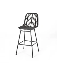 Streamdale Exclusive Wicker Barstools for Chic Outdoor Ambiance (Set of 2)