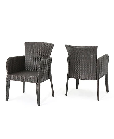 Streamdale Wicker Patio Dining Chairs - Set of 2, Weather Resistant