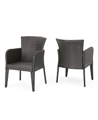 Streamdale Wicker Patio Dining Chairs - Set of 2, Weather Resistant