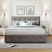 Streamdale Queen Upholstered Bed with 2 Drawers and Twin Xl Trundle