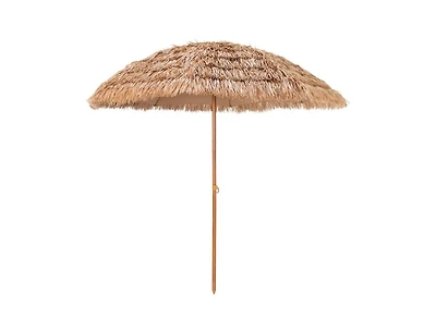 8 Feet Patio Thatched Tiki Umbrella Hawaiian Hula Beach Umbrella