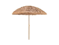 8 Feet Patio Thatched Tiki Umbrella Hawaiian Hula Beach Umbrella