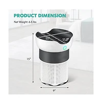 Slickblue Air Purifier with Sleep Mode for Home Office up to 1300 Sq Ft