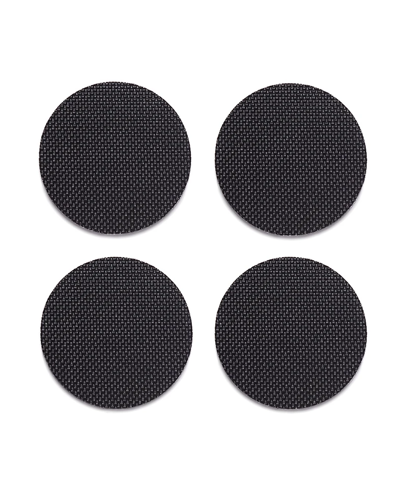 Chilewich Mini Basketweave Round Coasters, Set of 4