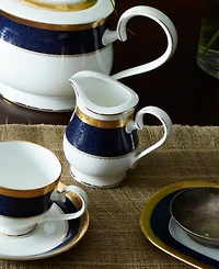 Noritake Odessa Cobalt Gold Sugar Creamer Set
