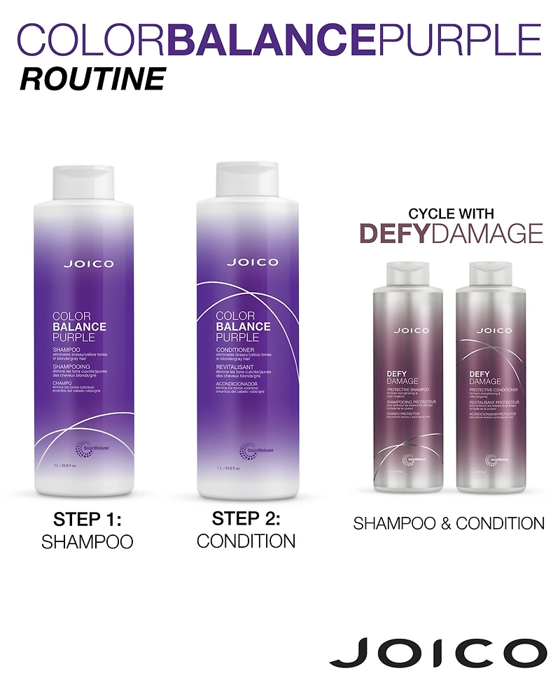 Joico Color Balance Purple Shampoo, 33.8 oz.