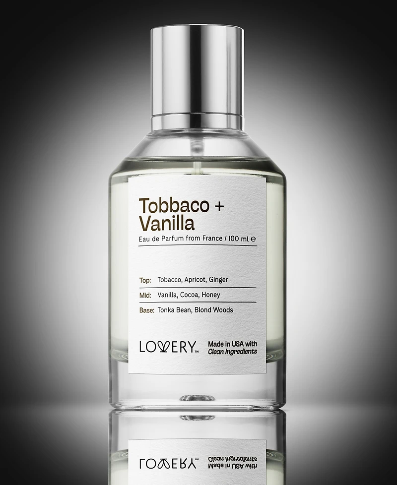 Lovery Tobacco + Vanilla Eau de Parfum, 3.4 oz.