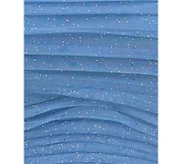 B Darlin Juniors' Strapless Side-Shirred Tiered Glitter Mini Dress