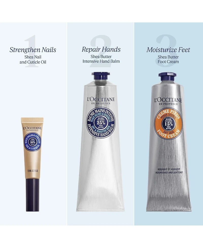 L'Occitane Nourishing & Intensive Hand Balm with 25% Organic Shea Butter and Allantoin 5.30 fl oz
