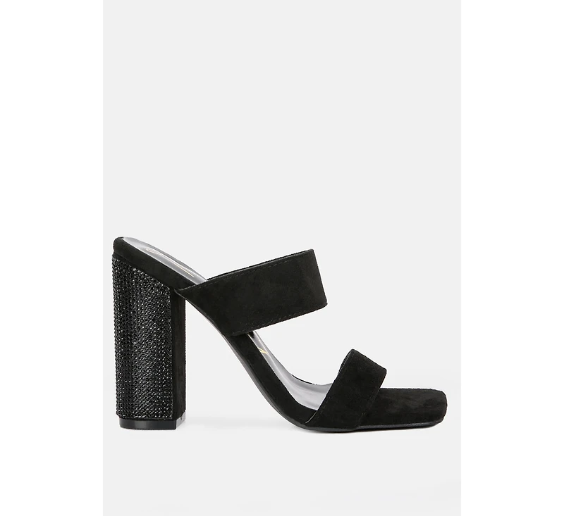 High Sass Rhinestone Embellished Sandals