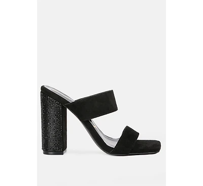 High Sass Rhinestone Embellished Sandals