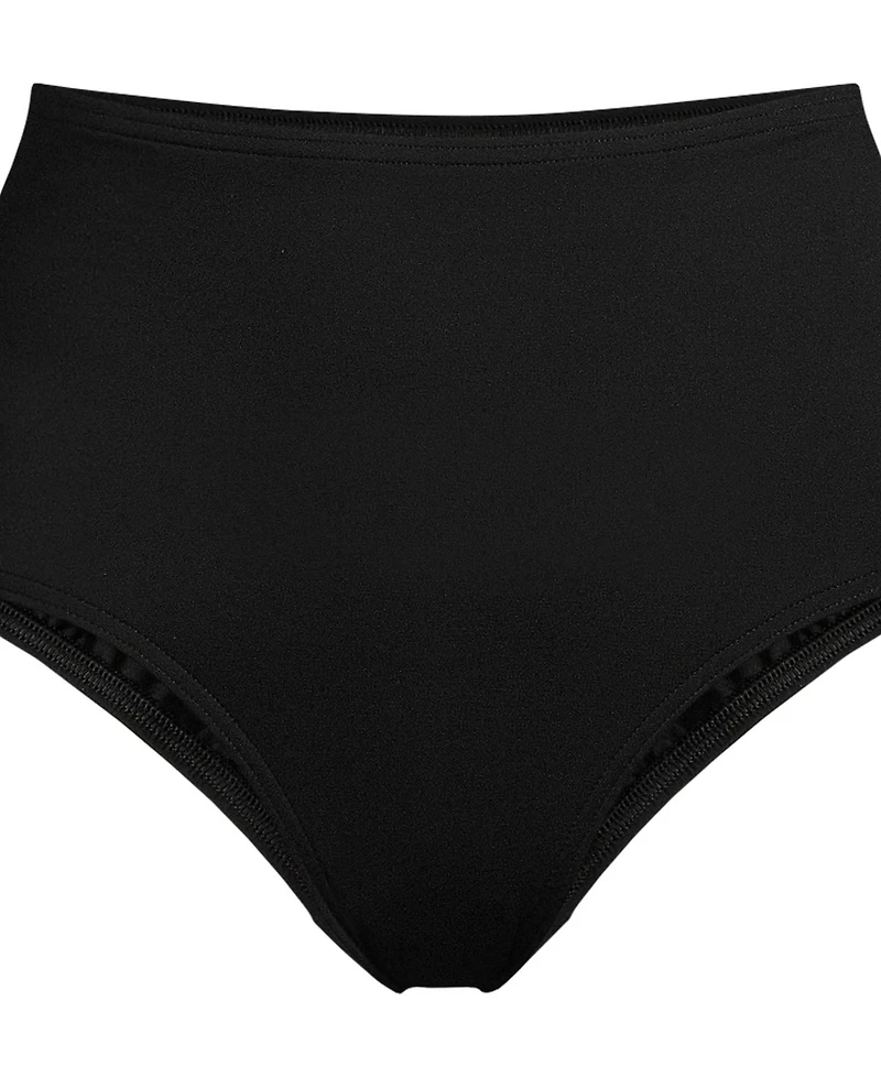 Lands' End Women's Sculpting Suit High Waisted Bikini Bottoms