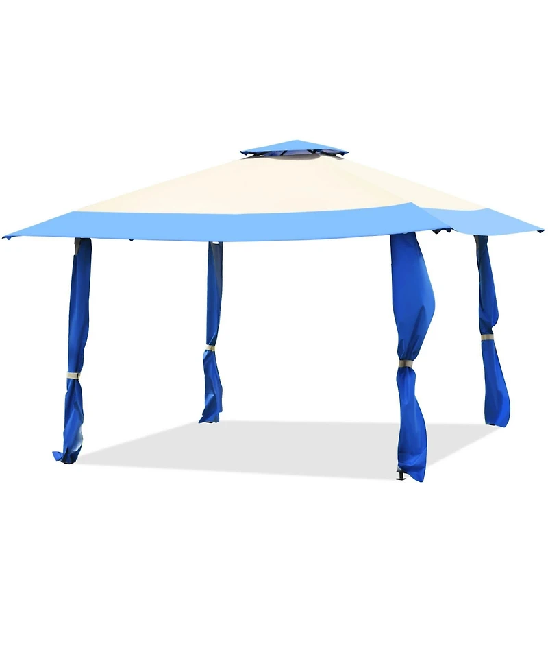 Slickblue 13 Feet x Pop Up Canopy Tent Instant Outdoor Folding Shelter