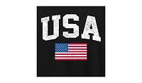 Hybrid Apparel Usa Flag Plus Graphic T-Shirt