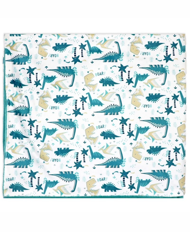 Tendertyme Baby Boys and Girls 2 Layer Minky Blanket