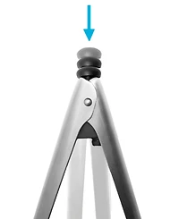 Dreamfarm 12" Stainless Steel Silicone Tongs