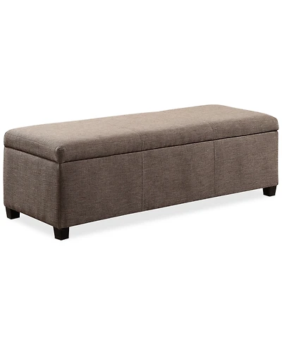 Avalon Fabric Rectangular Storage Ottoman