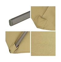 9ft UV50+ Fade Resistant New Olefin Outdoor Patio Umbrella 8 Rib Crank Tilt Beach Market Table Water Repellent