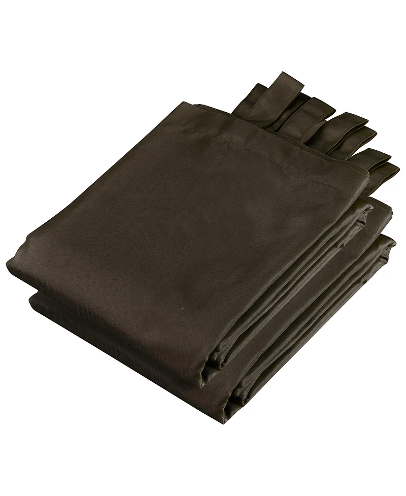 Yescom 2 Pack 54"x96" Outdoor Curtain Panel Tab Top Drape UV30+ Pergola Porch Pavilion