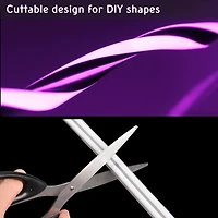 DELight 100FT/30m Rgb Led Strip Neon Rope Lights with App & Remote Control, IP65 Ac 110V Waterproof Music Sync Flexible Dimmable Cuttable SMD3535 Led