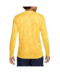 Nike Men's Yellow France National Team 2024 Goalkeeper Replica Stadium Long Sleeve Jersey