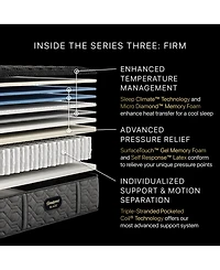 Beautyrest Black Series Three 15" Firm Mattress