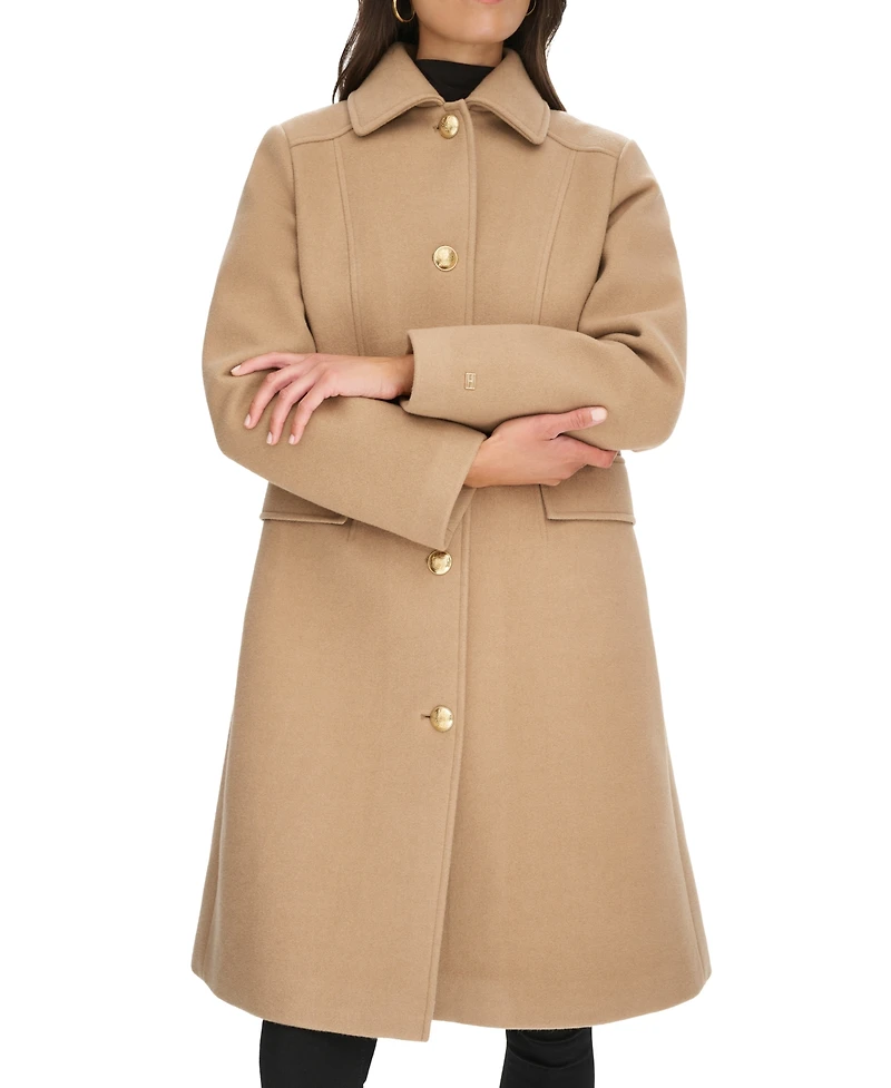 Tommy Hilfiger Women's Single-Breasted Coat, Created for Macy's