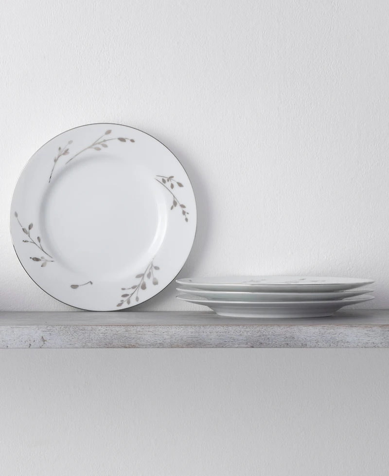 Noritake Birchwood Set of 4 Salad Plates, Service For 4
