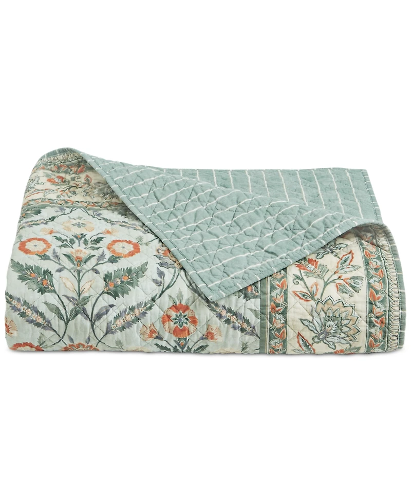 Charter Club Jacobean Border 3-Pc. Quilt Set, King, Exclusively at Macy's
