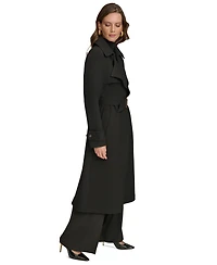 Donna Karan New York Women's Belted Notched-Collar Trench Coat