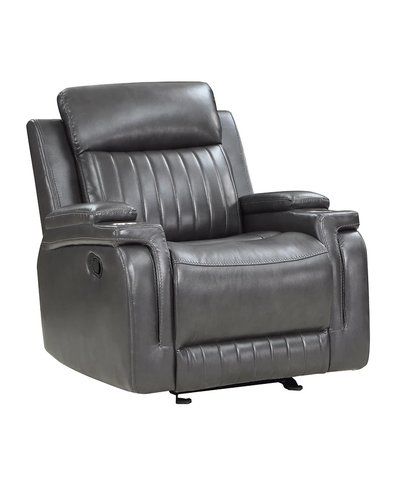 Homelegance White Label Wallstone 36" Glider Reclining Chair