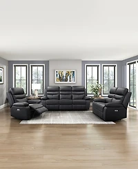 Homelegance White Label Rittman 87" Power Double Reclining Sofa