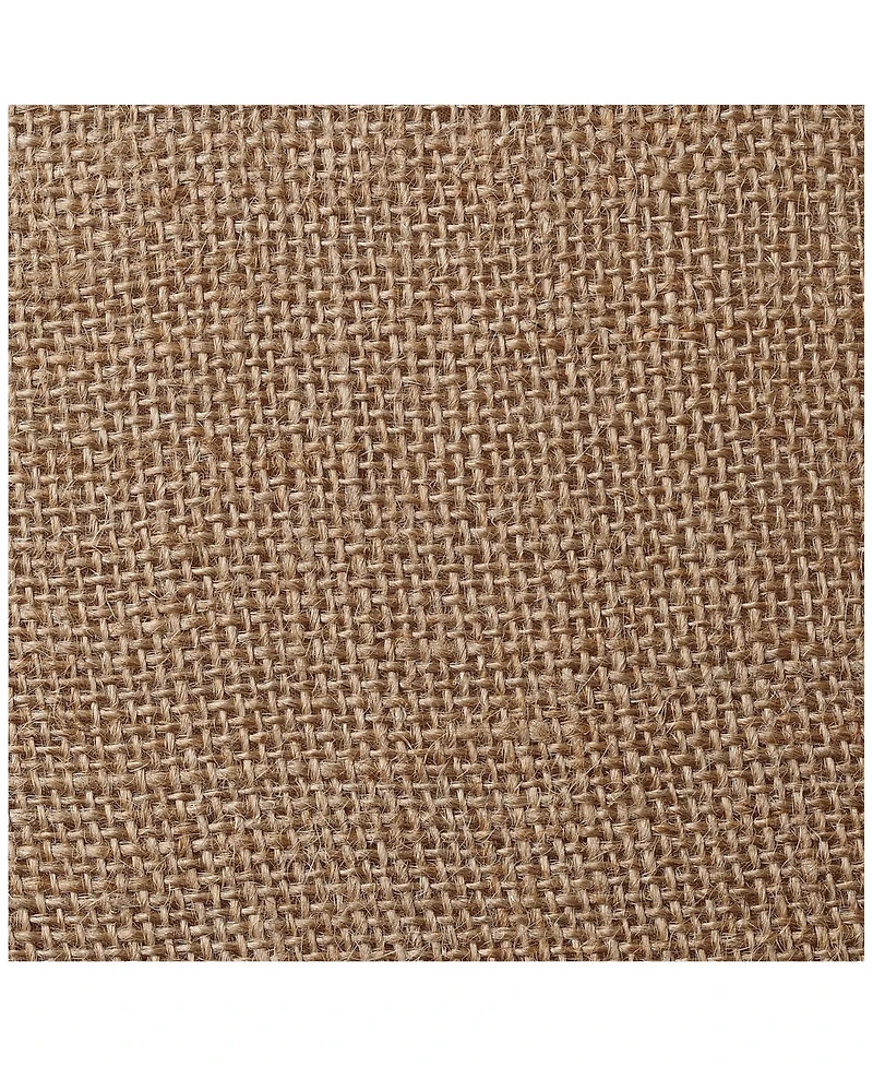 Springcrest Natural Burlap Medium Rectangle Lamp Shade 8" Wide x 5" Deep at Top and 14" Wide x 11" Deep at Bottom and 10" Sla
