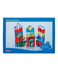 TickiT Color Crystal Blocks with Activity Cards - Set of 25