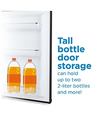 Commercial Cool 4.0 Cu. Ft. Retro Refrigerator,Black