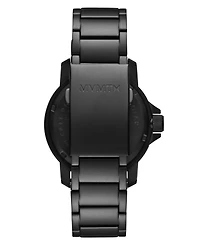 Mvmt Men's Cali Diver Ionic Plated Black Stainless Steel Watch 40MM