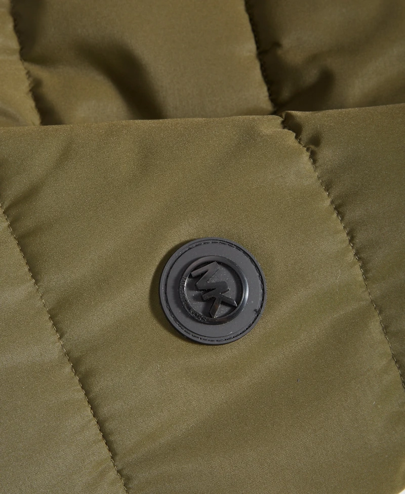 Michael Kors Men's Hooded Puffer Bomber Jacket