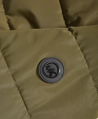 Michael Kors Men's Hooded Puffer Bomber Jacket