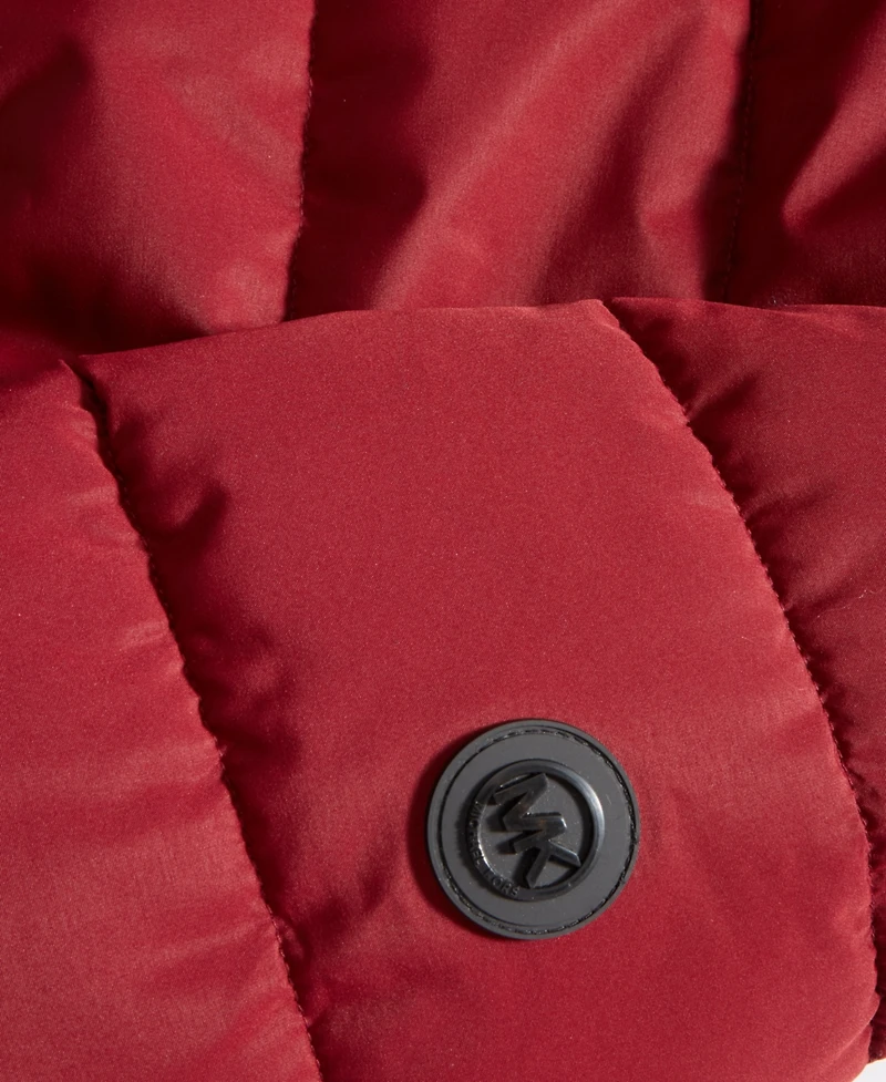 Michael Kors Men's Hooded Puffer Bomber Jacket