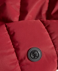 Michael Kors Men's Hooded Puffer Bomber Jacket