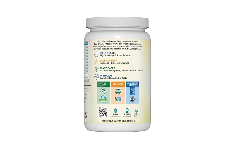 Garden of Life Raw Organic Protein Powder, 560 Grams