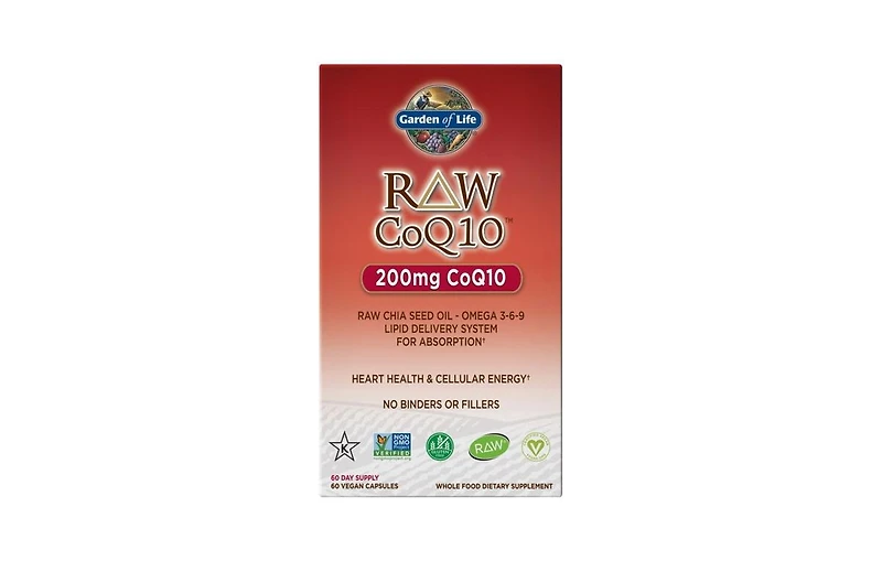 Garden of Life Raw CoQ10, 200 mg, 60 vcaps