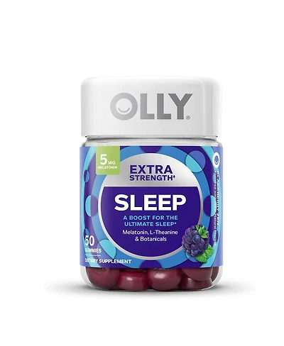 Olly Extra Strength Sleep Gummies Blackberry, 50 Count