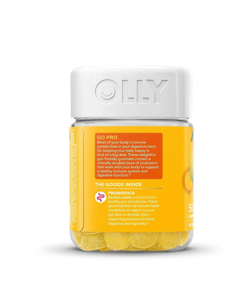 Olly Probiotic Gummy Tropical Mango, 0, 50 Gummies