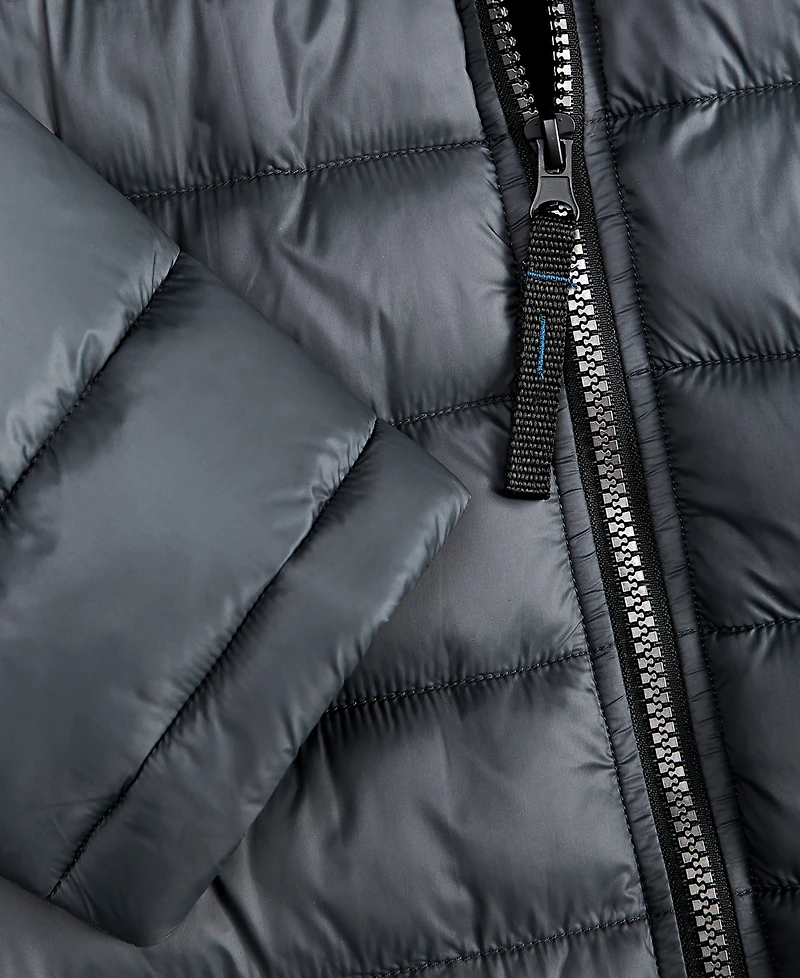 Hawke & Co. Men's Sherpa Lined Hooded Puffer Jacket