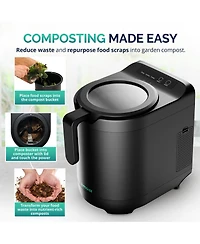 Luma Comfort Luma Electric Kitchen Composter, 2.5L Capacity Odorless Countertop Compost Bin