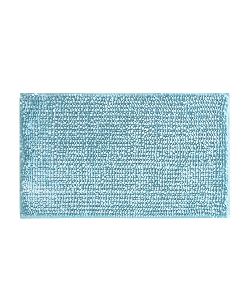 Laura Ashley Butter Chenille Bath Mat, 17" x 24"